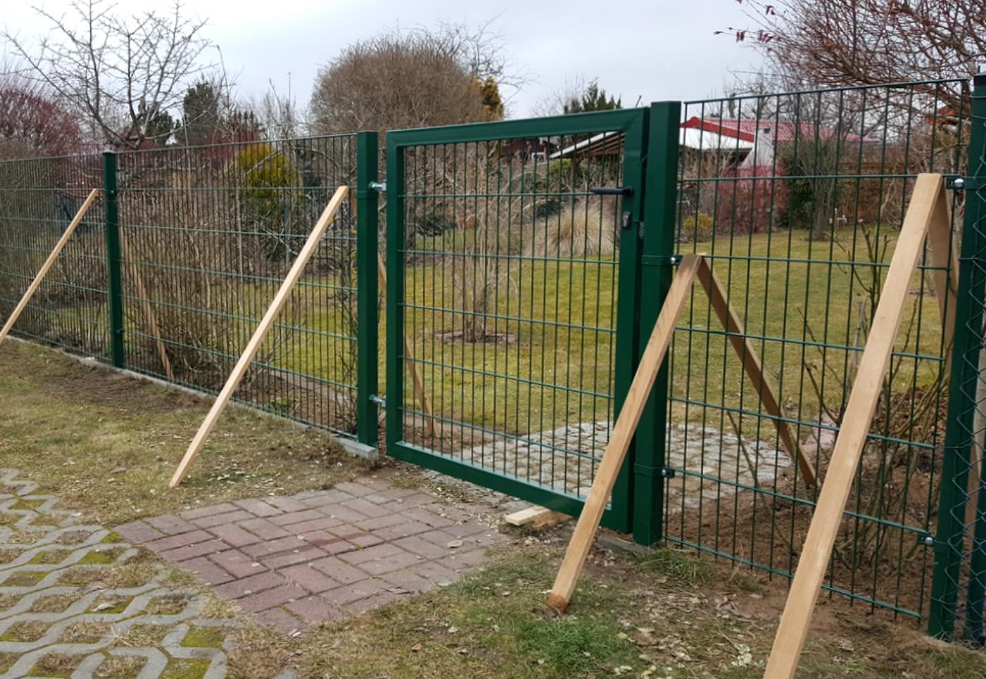Gartentor für Doppelstabmattenzaun - Ampanel.de